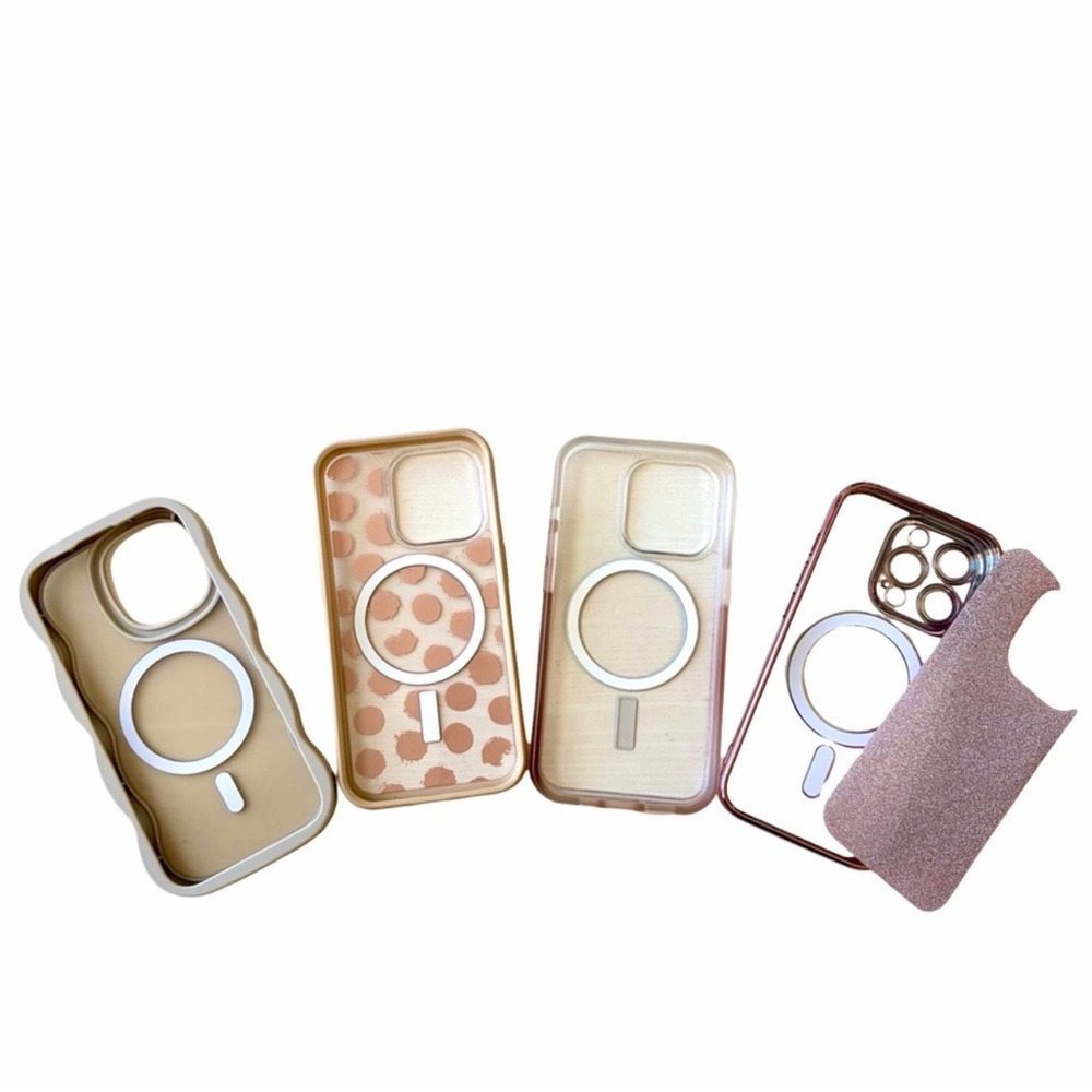 Neutral & Rose Gold MagSafe-Compatible Phone Case Collection - Picture 2 of 4
